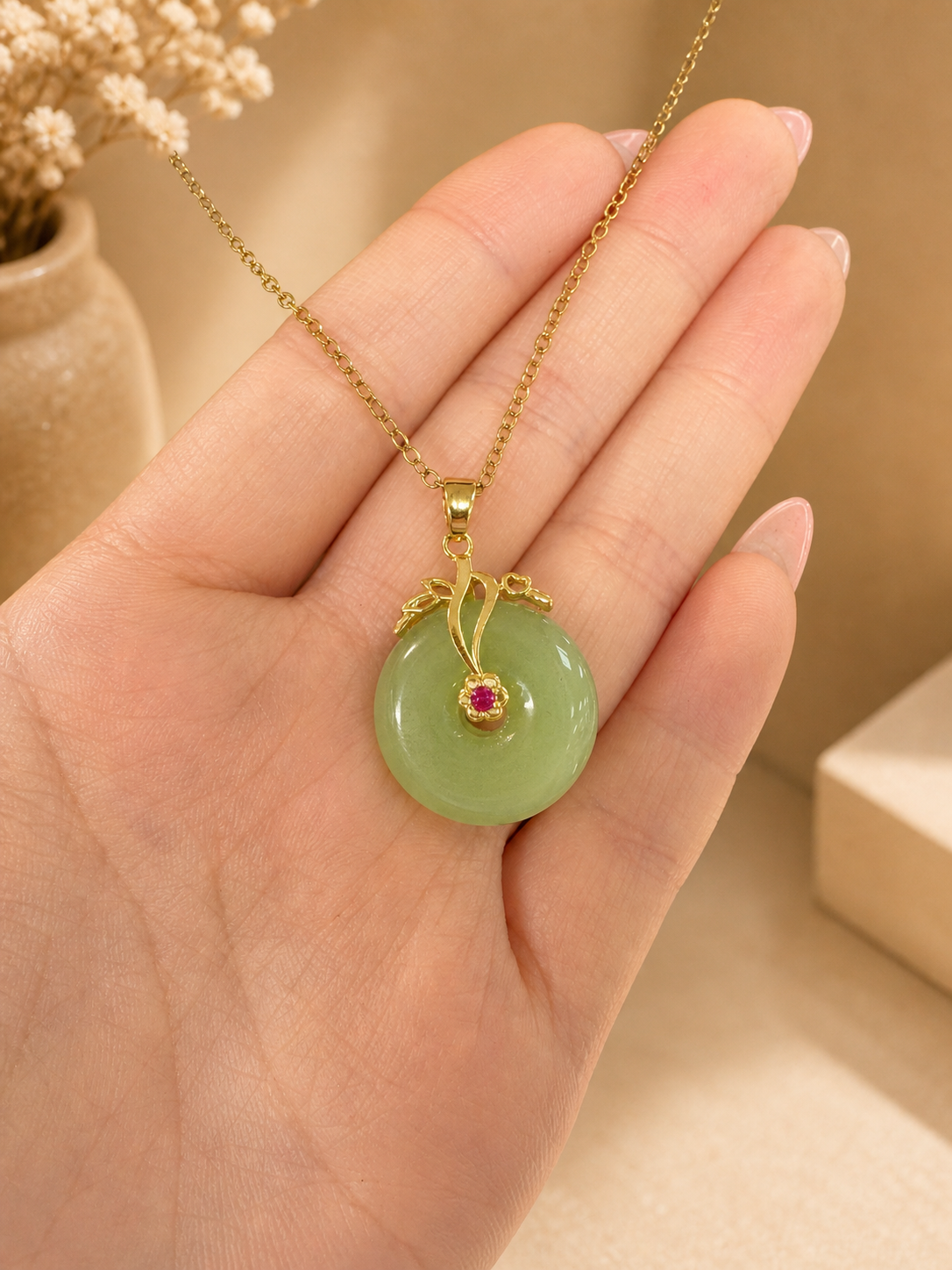 Jade Aura Pendant