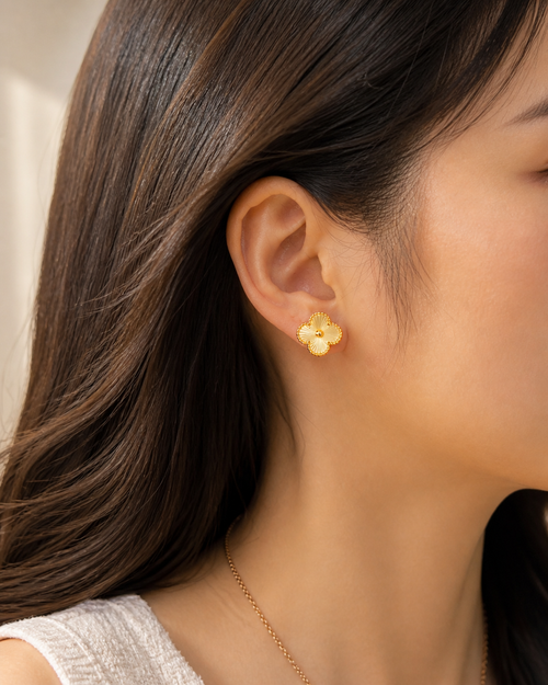Clover Muse Gold Earrings