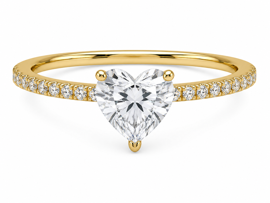 1 Carat Heart Cut Ring