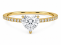 1 Carat Heart Cut Ring