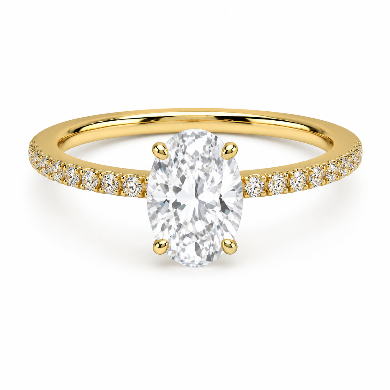 Serena 1 Carat Oval Ring