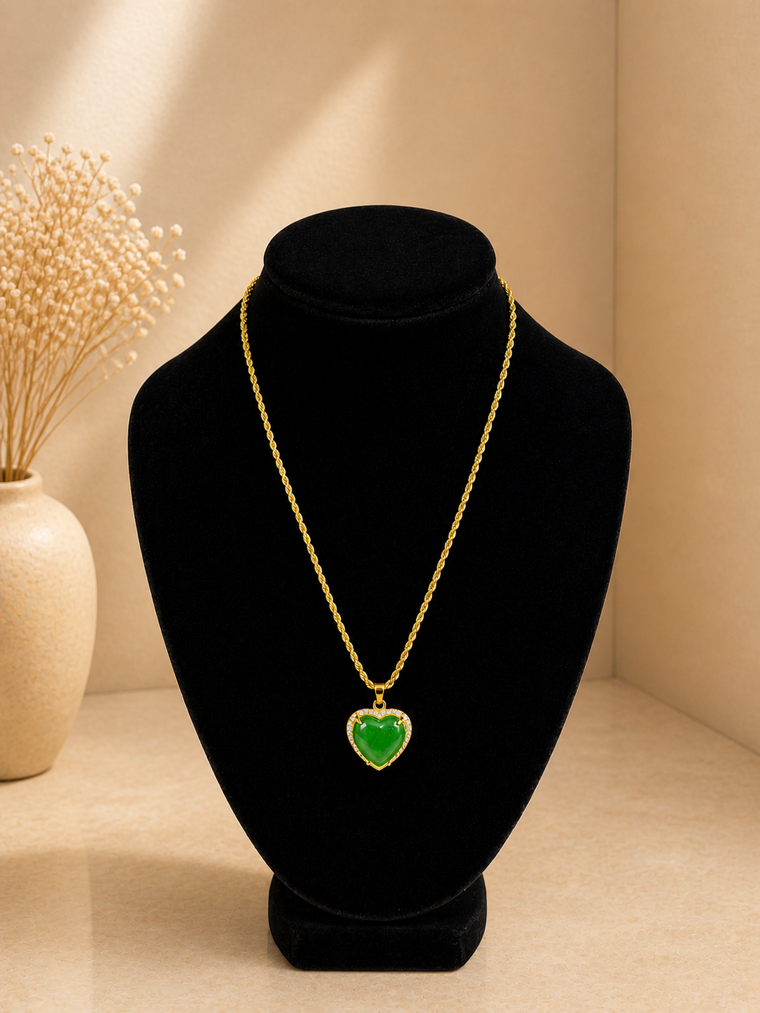 Jade Heart Pendant