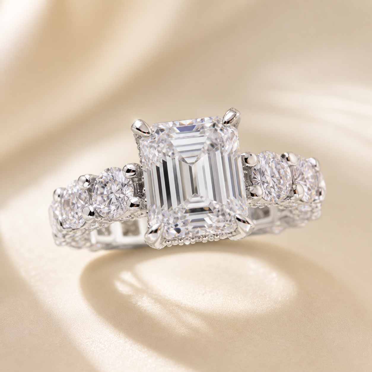 Valencia 5 Carat Emerald Ring